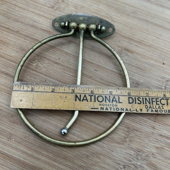 Vintage‎ Solid Brass Hand Towel Holder - Picture 2 of 2
